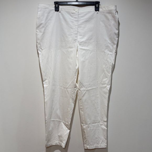 Akris Punto Pants - NWT AKRIS Punto Freda Trouser Pants Cream 18 Minimalist Classic Versatile Staple